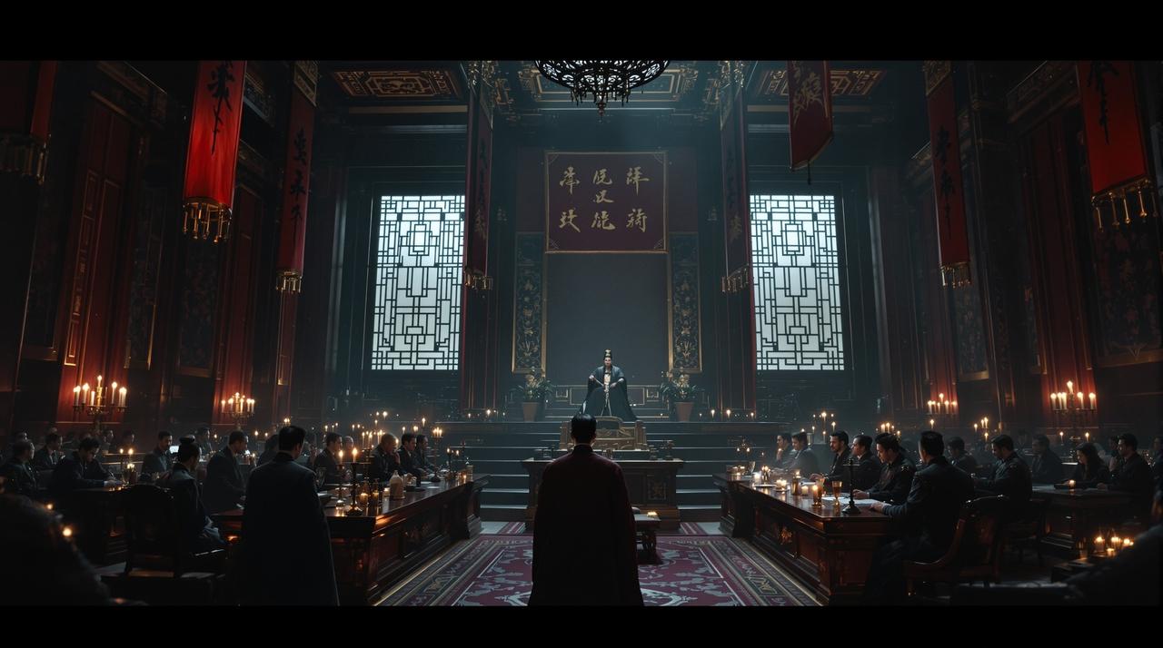 午夜影院色古装史诗巨制拍摄现场,华丽的宫殿场景与精美的服化道设计